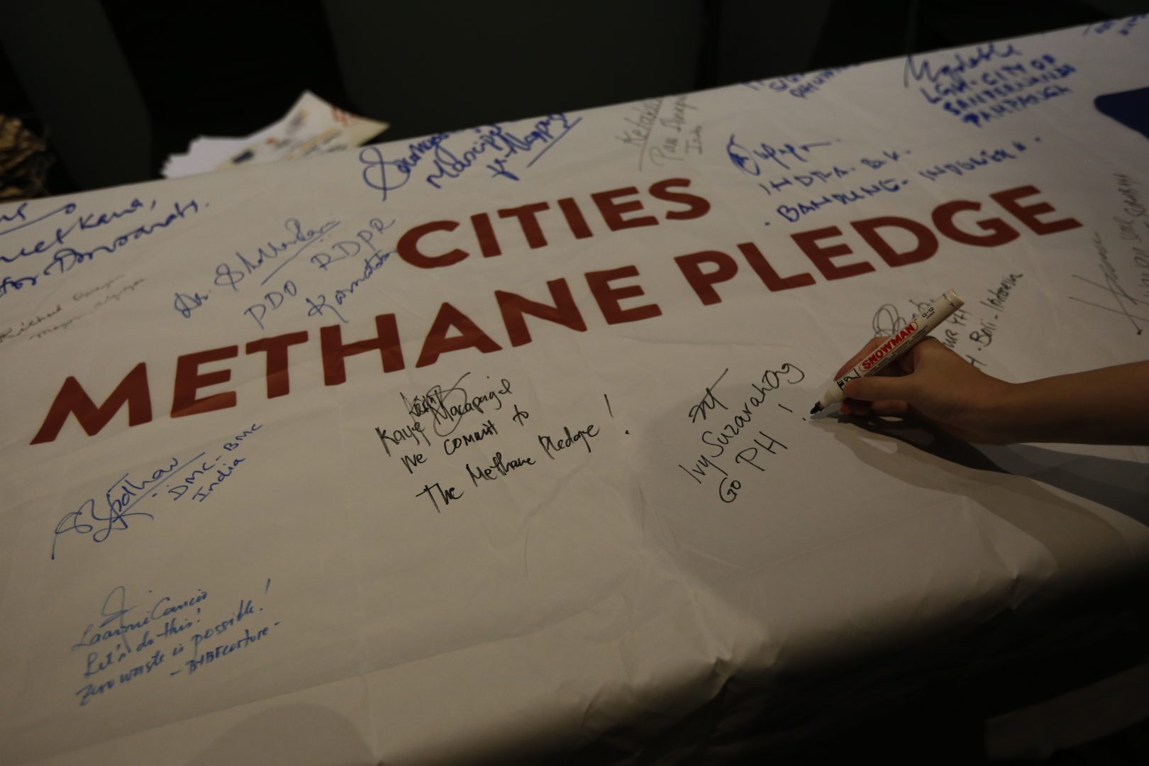 interior The Cities Methane Pledge banner image
