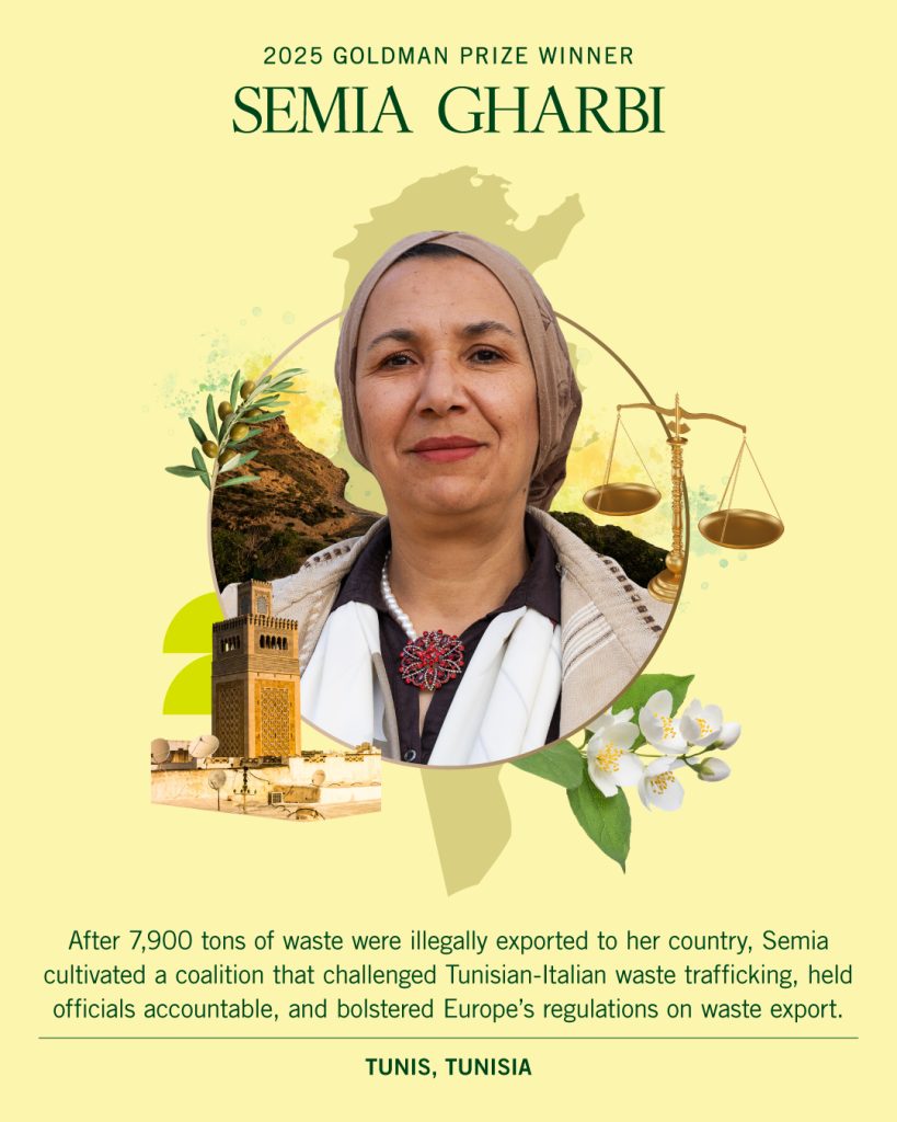Semia featured smiling on poster