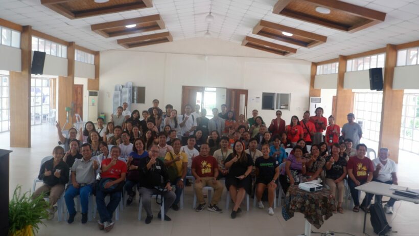 Group pose for a photo