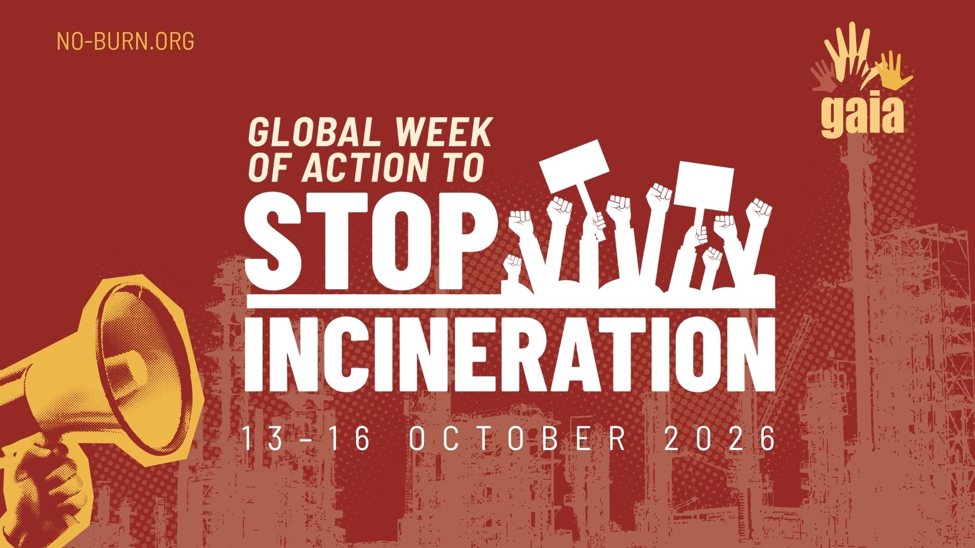 global week of action to stop incineration logo