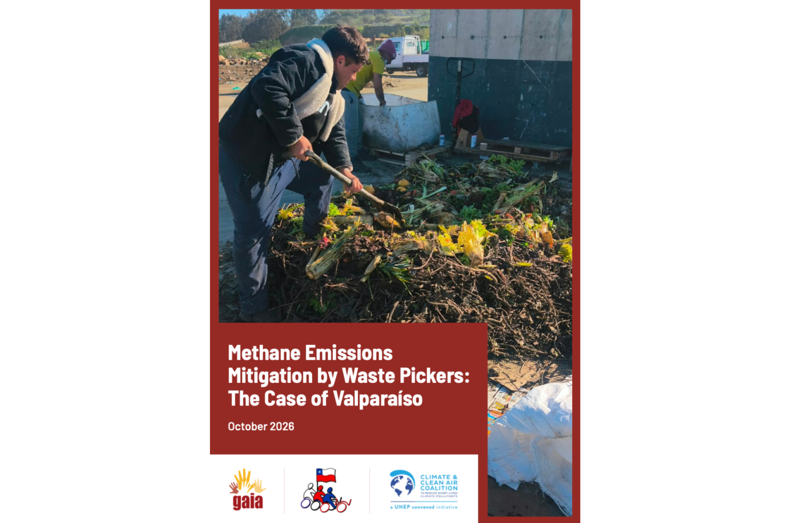 Cover of GAIA case study Methane Emissions Mitigation by Waste Pickers: The Case of Valparaíso