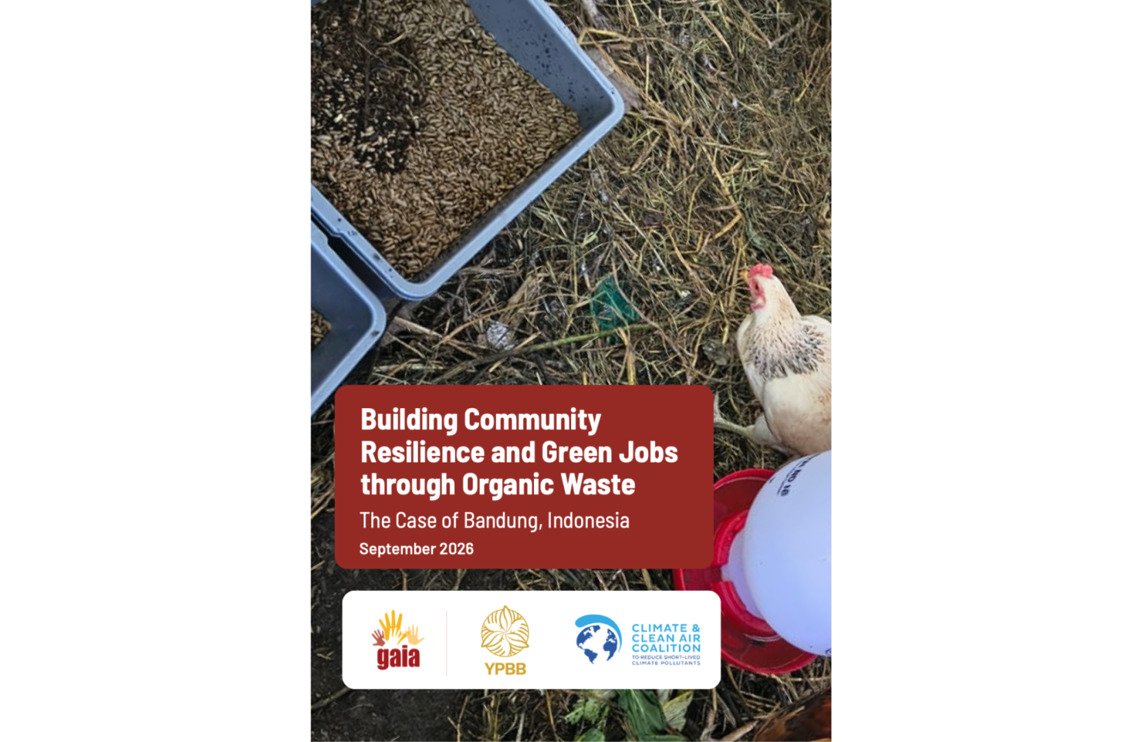 Cover of GAIA case study Building Community Resilience and Green Jobs through Organic Waste: The Case of Bandung, Indonesia